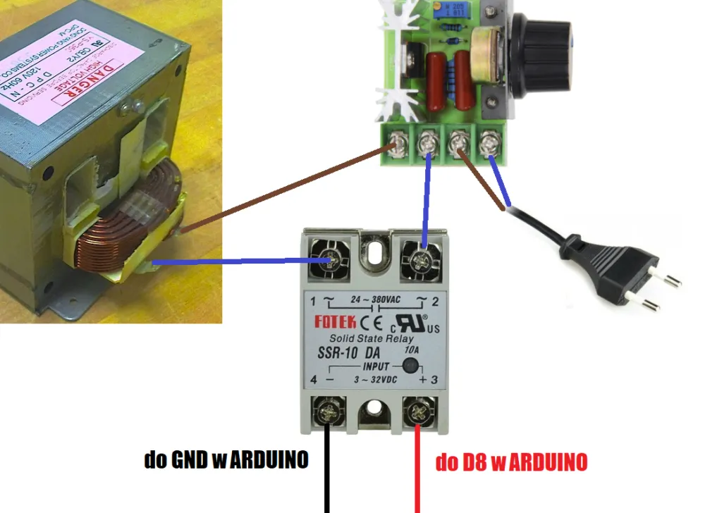Komponenty do zgrzewarki punktowej DIY