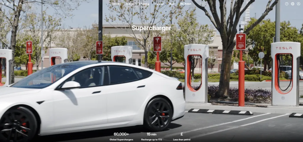 Publiczna stacja ładowania AC Tesla