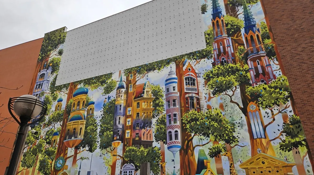 Kolorowe murale Praga Północ Warszawa