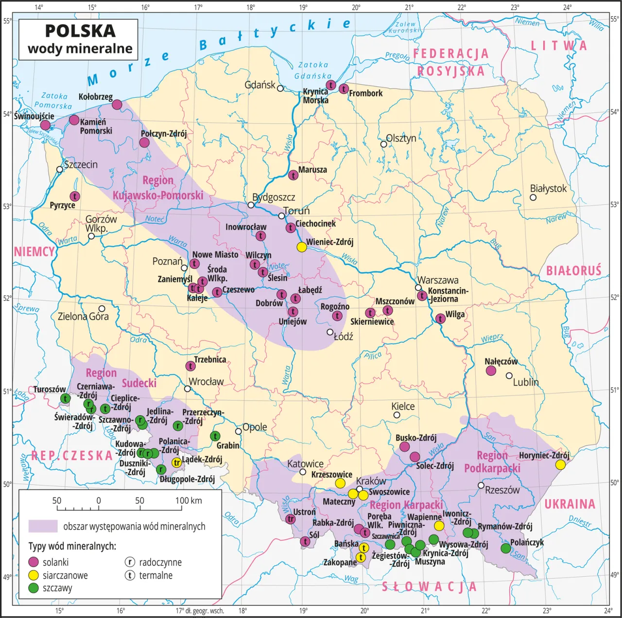 ujęcia wody podziemnej i powierzchniowej w Polsce