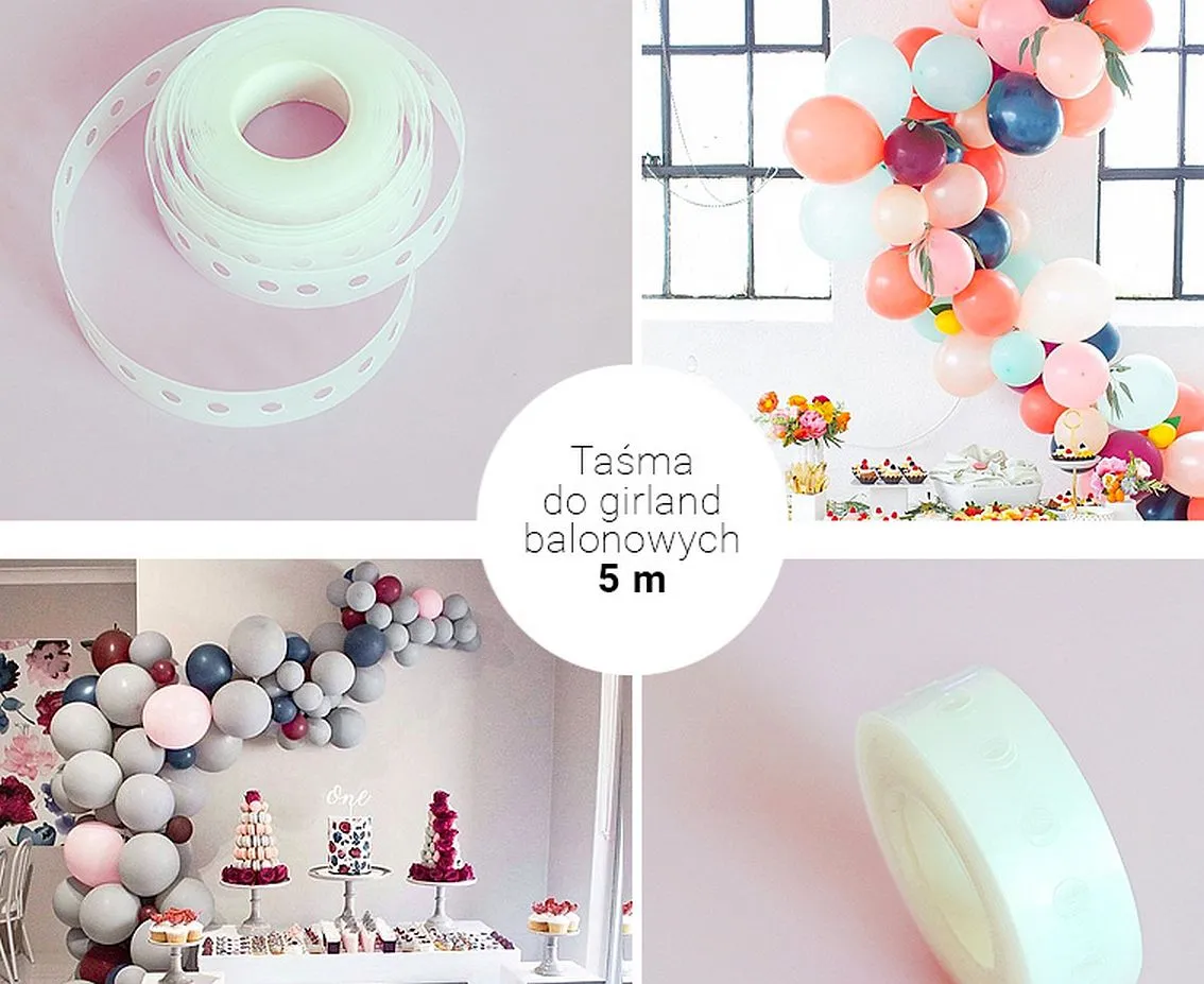Niezbędne akcesoria do girlandy balonowej