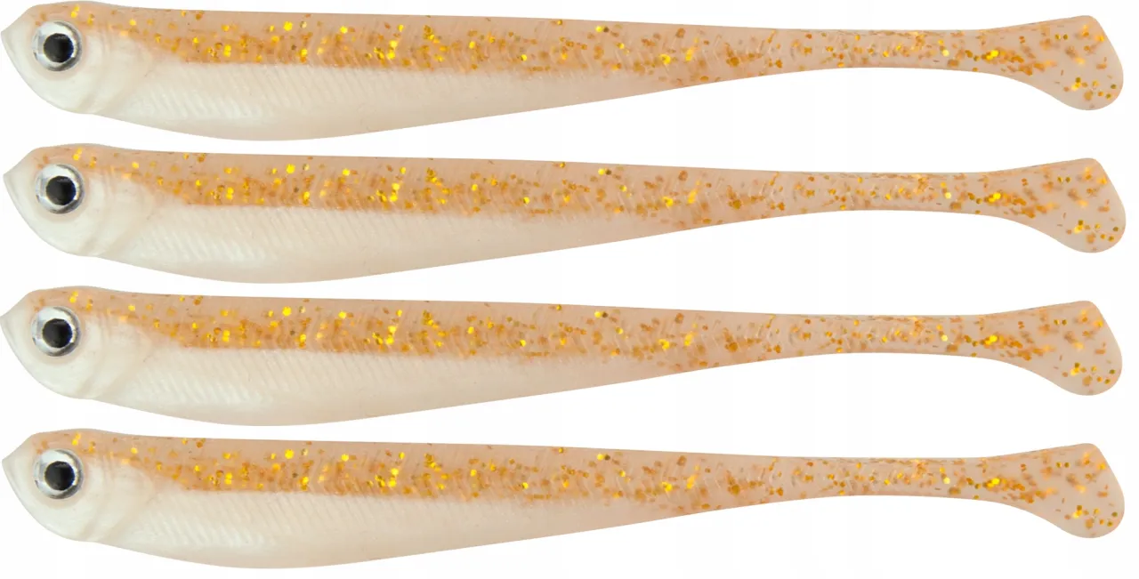 przynęty gumowe imitujące larwy i narybek