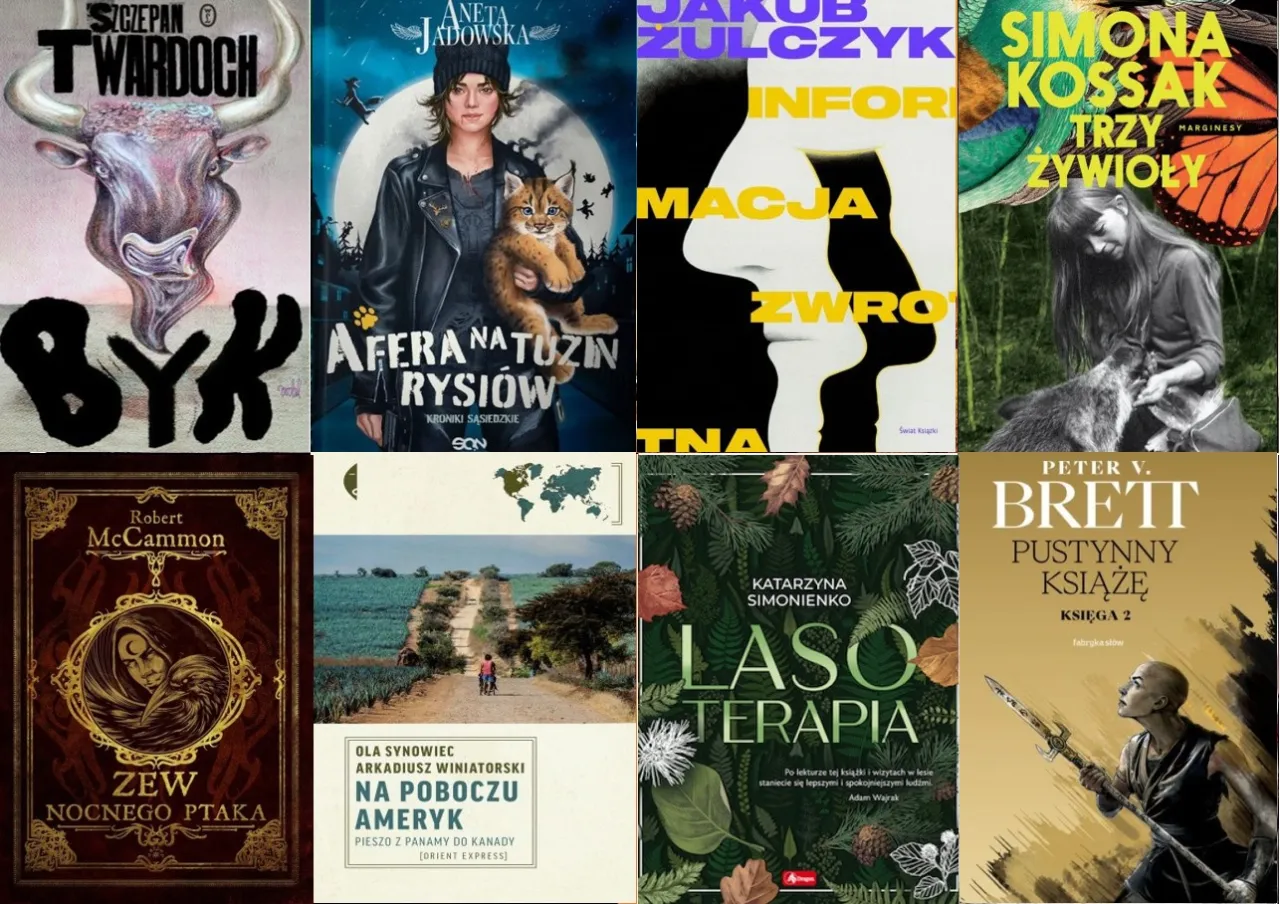 okładki książek polska literatura piękna nowości