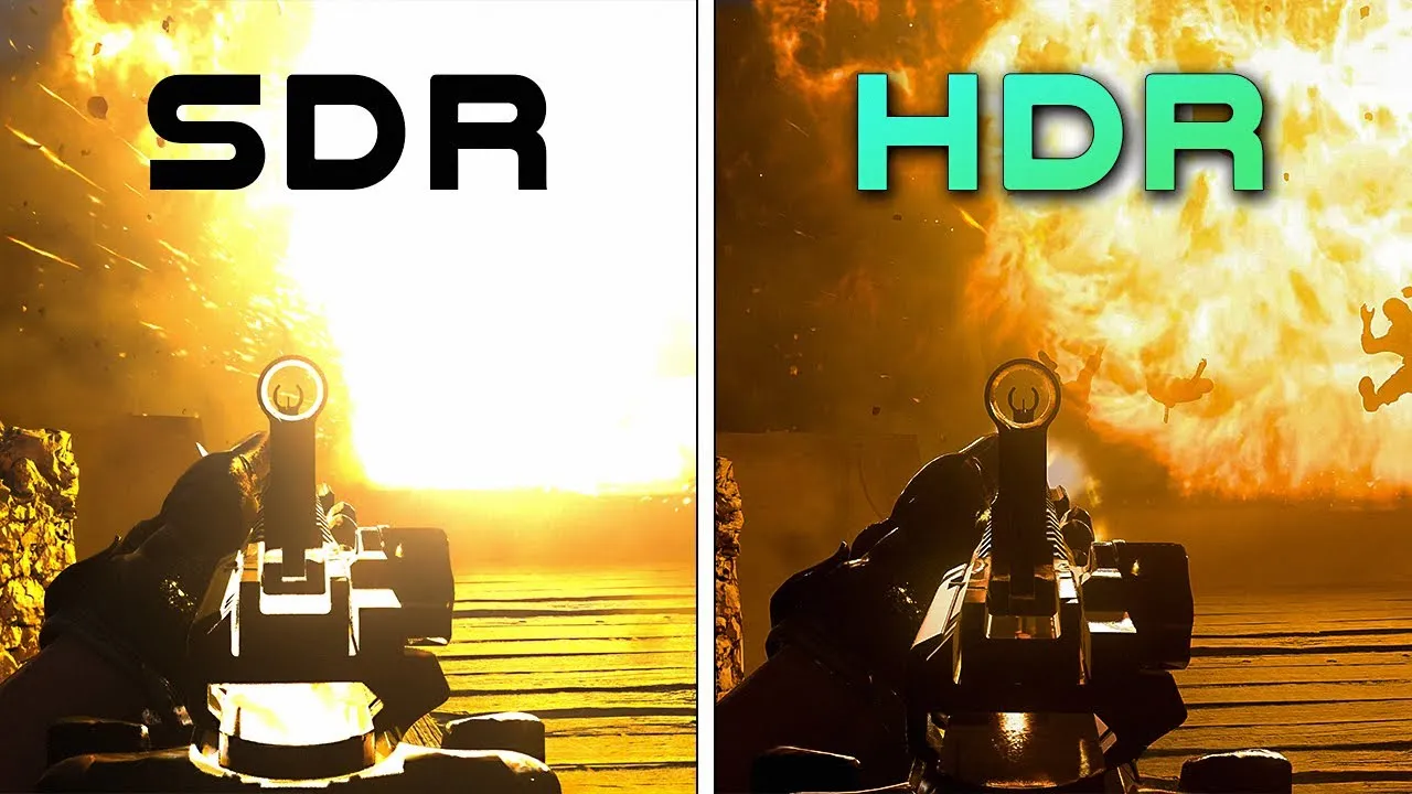 hdr vs sdr comparison gaming