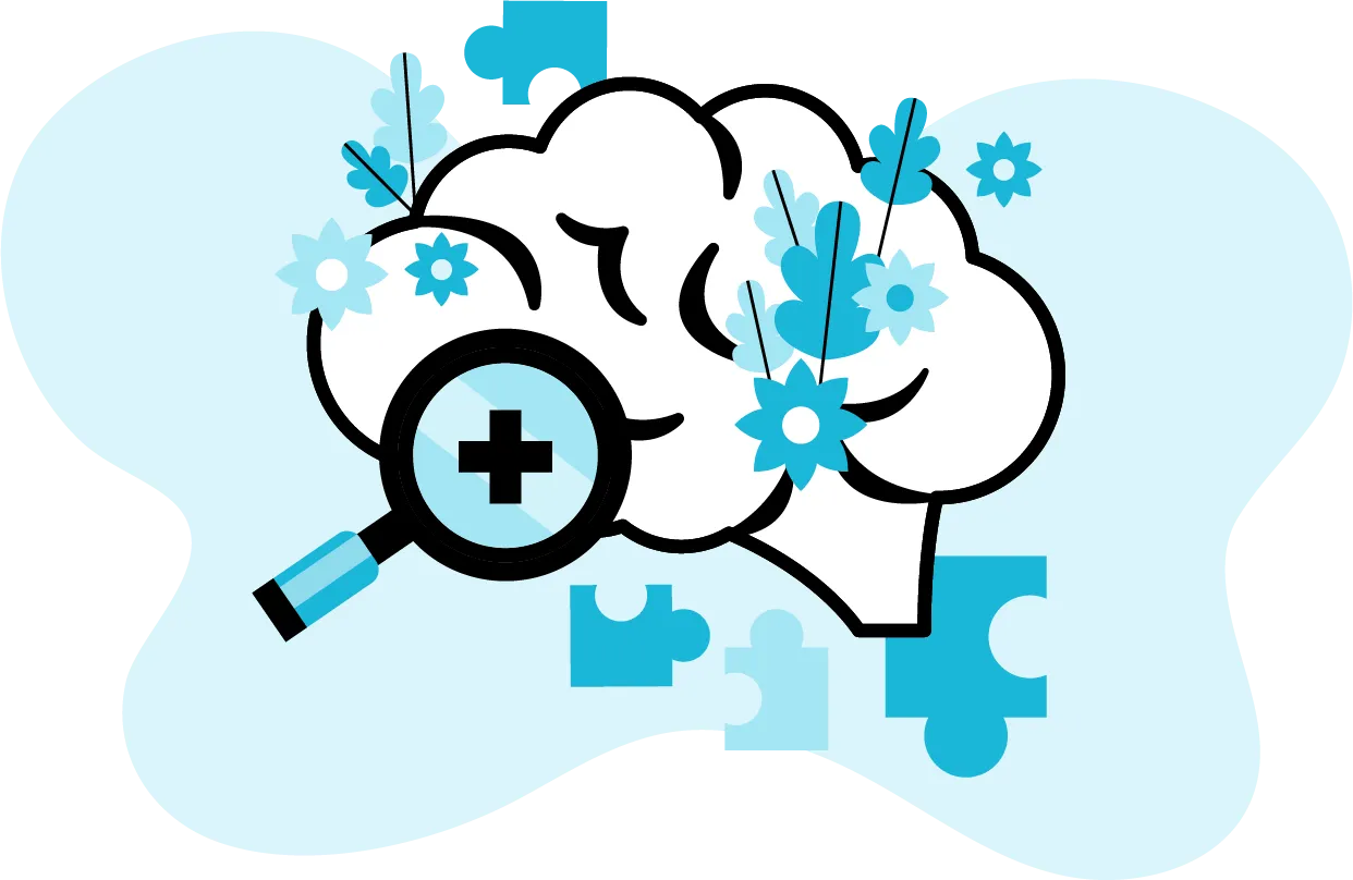 Osoba pokonująca przeszkody, symbolizujące błędy w samorozwoju