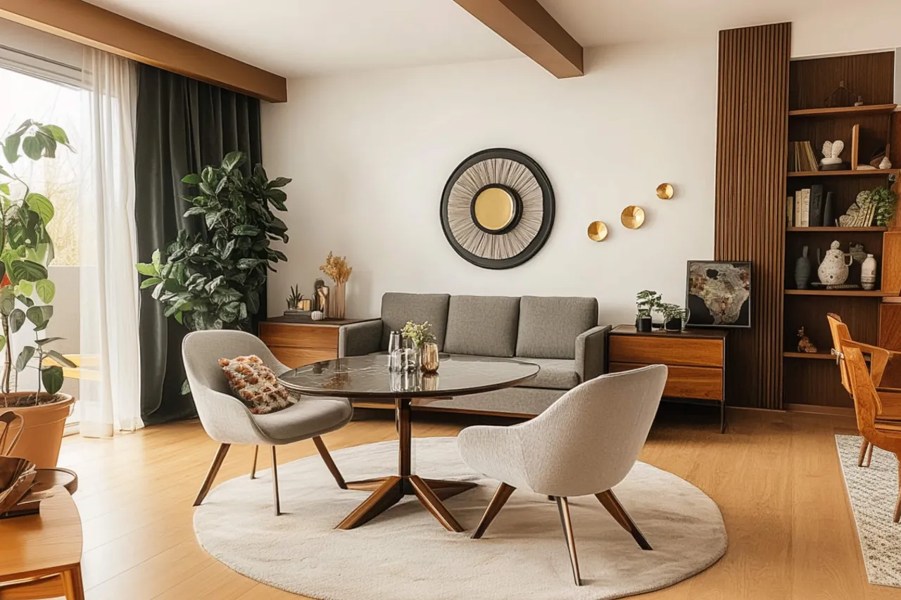 Jakie krzesła do szarej beżowej kanapy