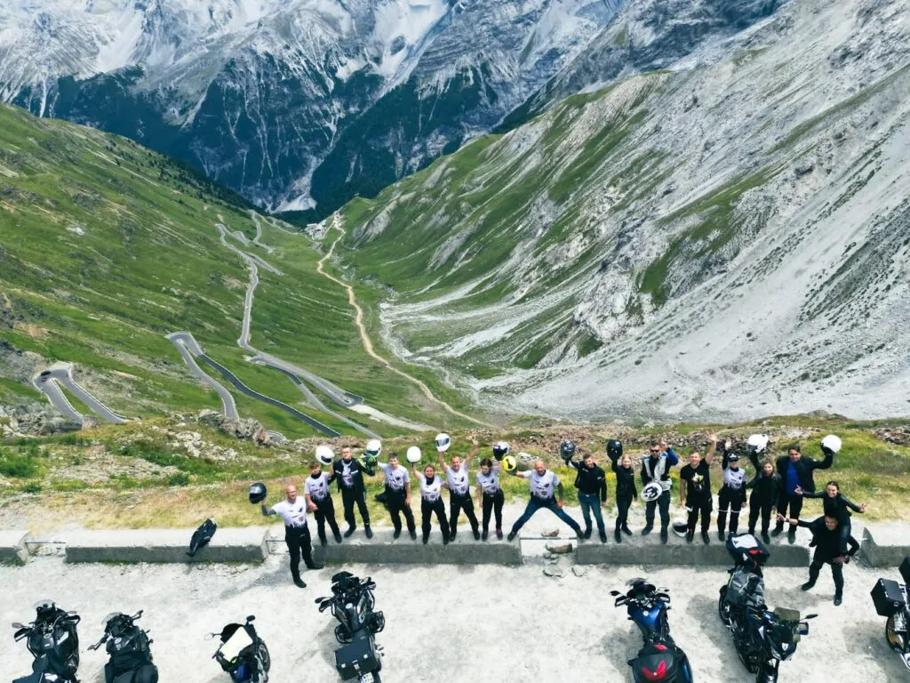 Motocykl w Alpach Austriackich