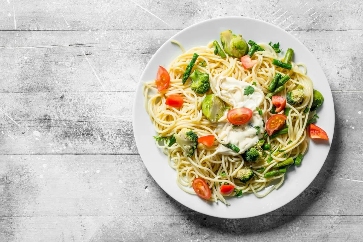 makaron wegetariański zdrowy