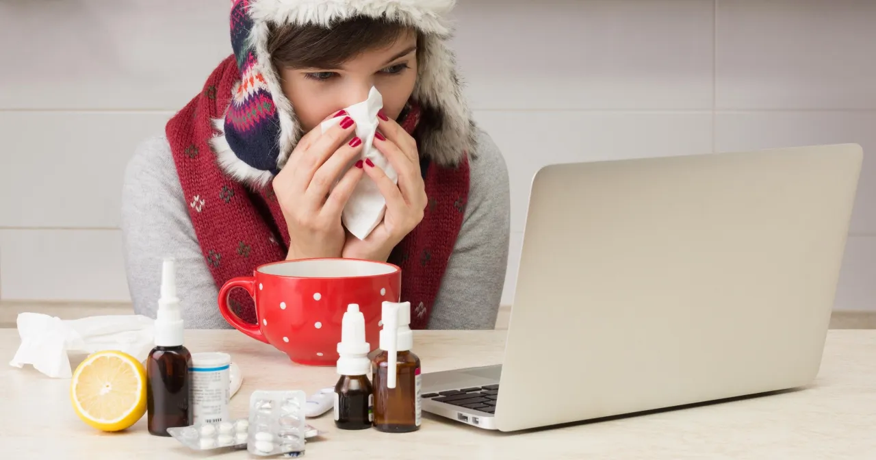 Grafika: objawy przeziębienia i odpowiadające im typy leków