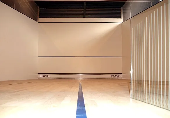 Kort do squasha wnętrze