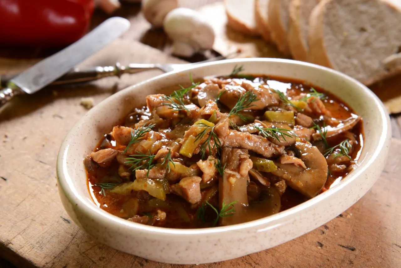 składniki klasyczny strogonow