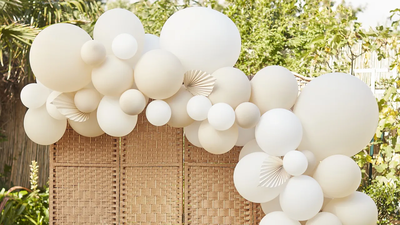 girlanda balonowa montaż inspiracje