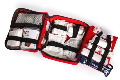 Dobrze wyposażona apteczka pierwszej pomocy