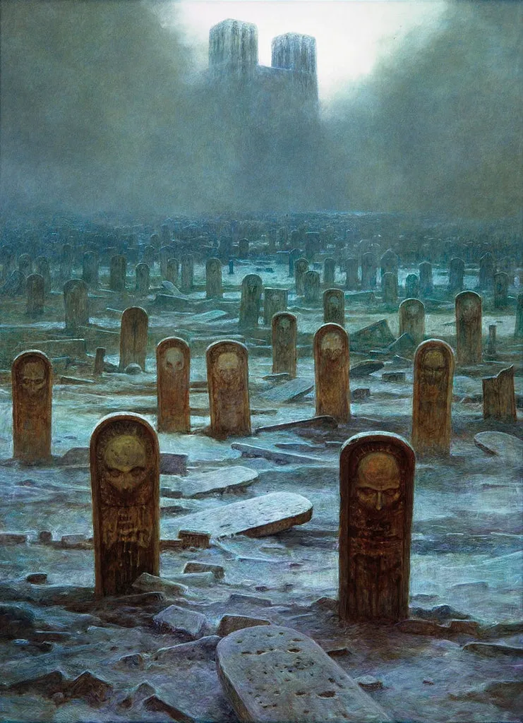 Zdjęcie Malarstwo Beksiński: Odkryj mroczne piękno jego surrealistycznych wizji