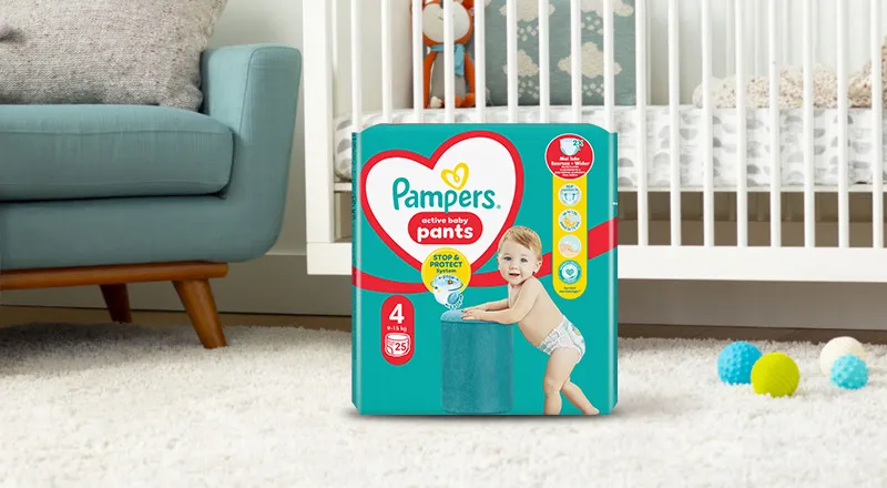 Zdjęcie Pieluchomajtki Pampers: Pasek z tyłu i jego ważna rola w higienie