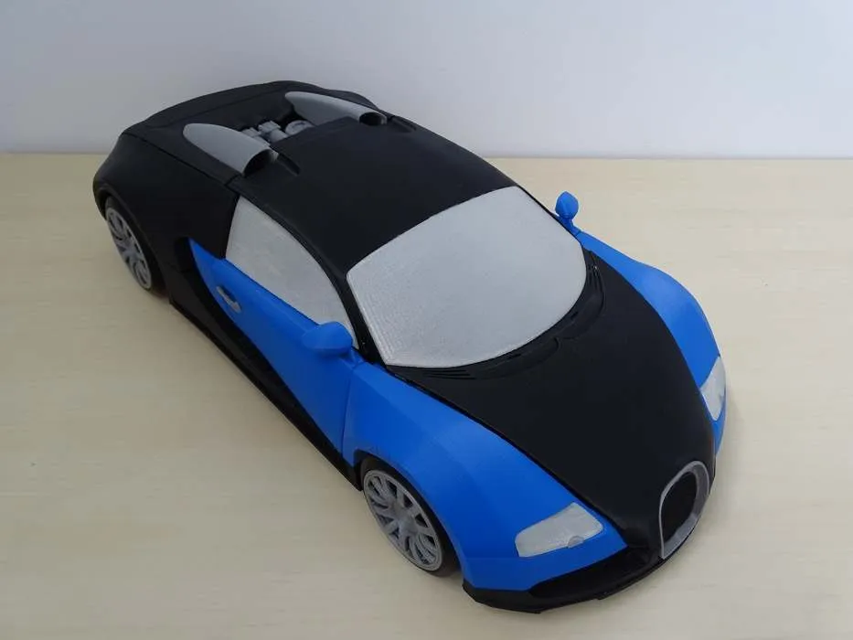 Zdjęcie Jak wydrukować model Bugatti 3D - kompletny poradnik krok po kroku
