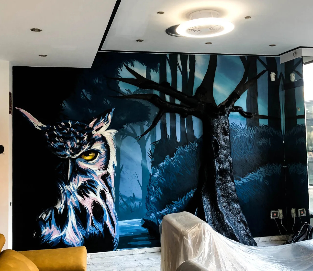 Zdjęcie Dormitorio juvenil: Elige el arte mural que refleje su personalidad