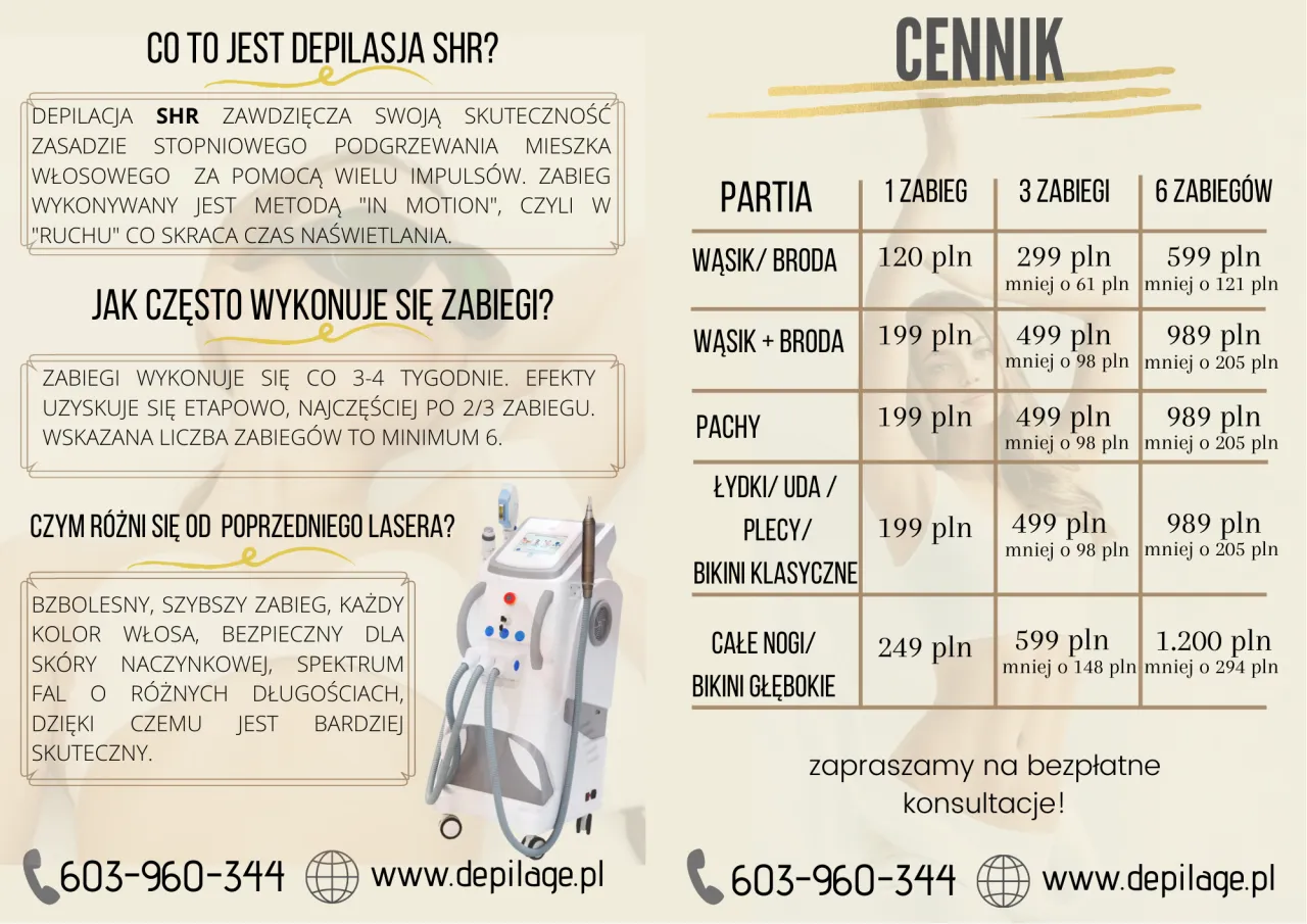 Zdjęcie Ile zabiegów depilacji SHR potrzebujesz dla trwałych efektów?