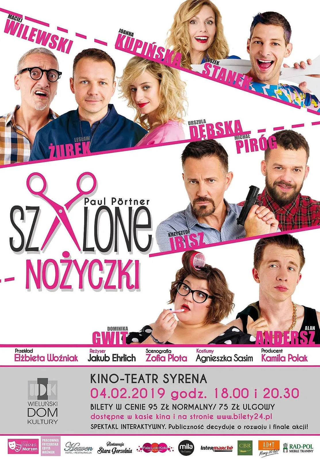 Zdjęcie Szalone nożyczki spektakl - historia, aktualne występy i bilety