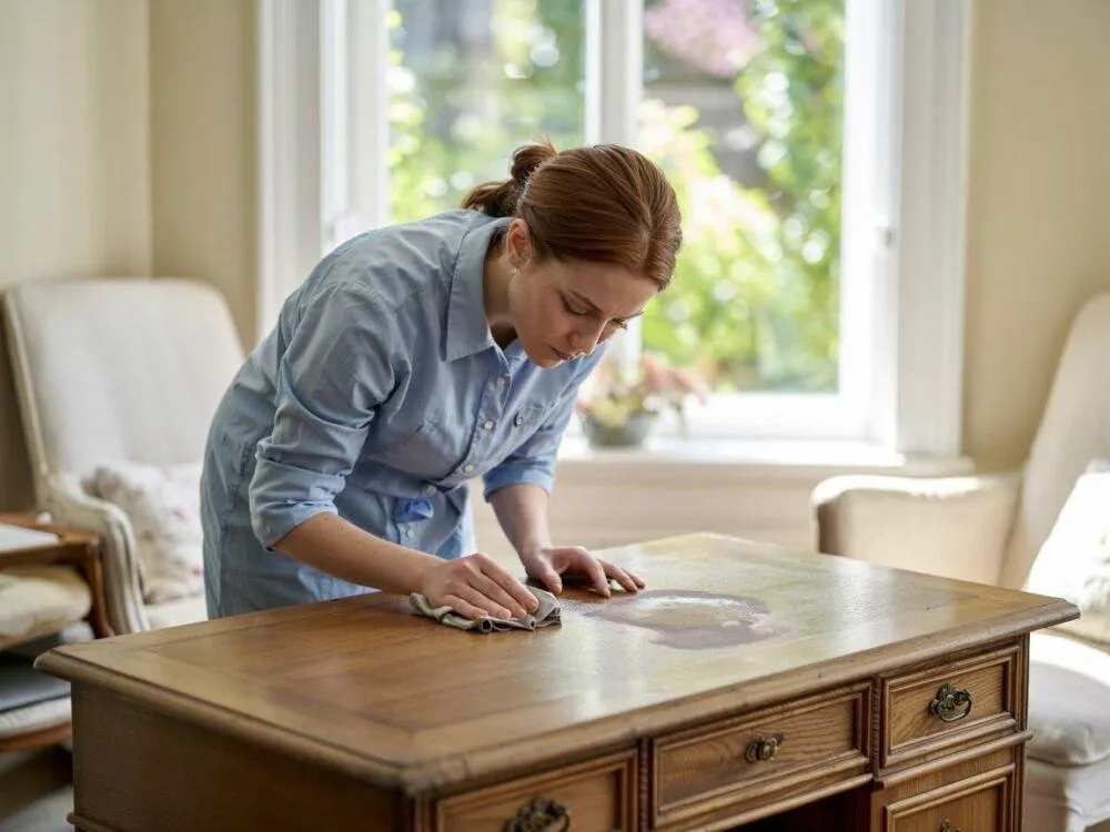 Zdjęcie Usuń przebarwienia z mebli: domowe sposoby i profesjonalne rady