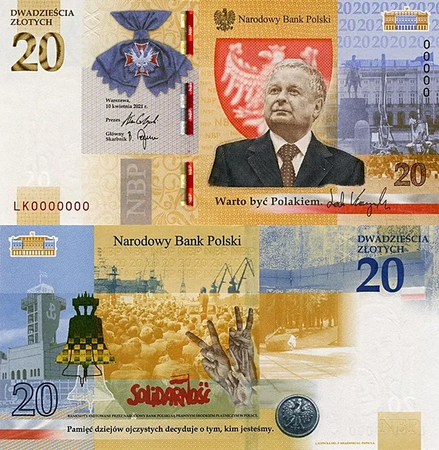 Zdjęcie Gdzie kupić banknot Lecha Kaczyńskiego? Sprawdź najlepsze opcje