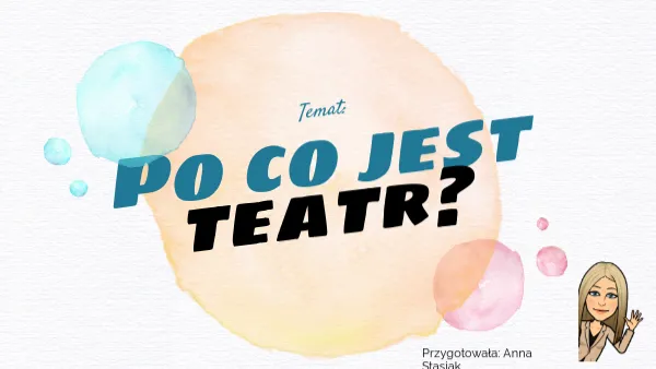 Zdjęcie Joanna Kulmowa: Po co jest teatr i jak zmienia nasze spojrzenie