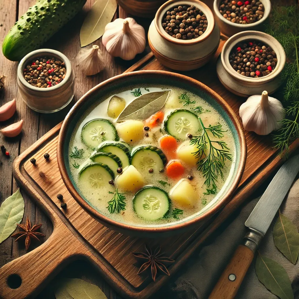 Zdjęcie Czym przyprawić zupę ogórkową, aby zachwycić smakiem i aromatem