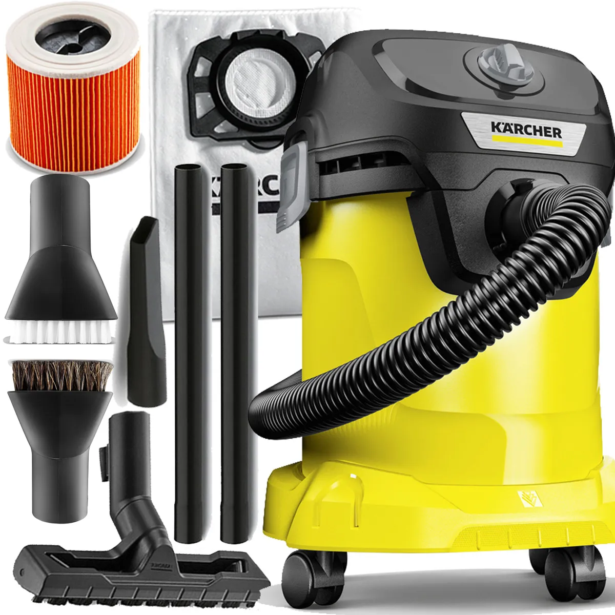 Zdjęcie Karcher WD3 czy WD4? Sprawdź, który odkurzacz lepiej spełni Twoje potrzeby