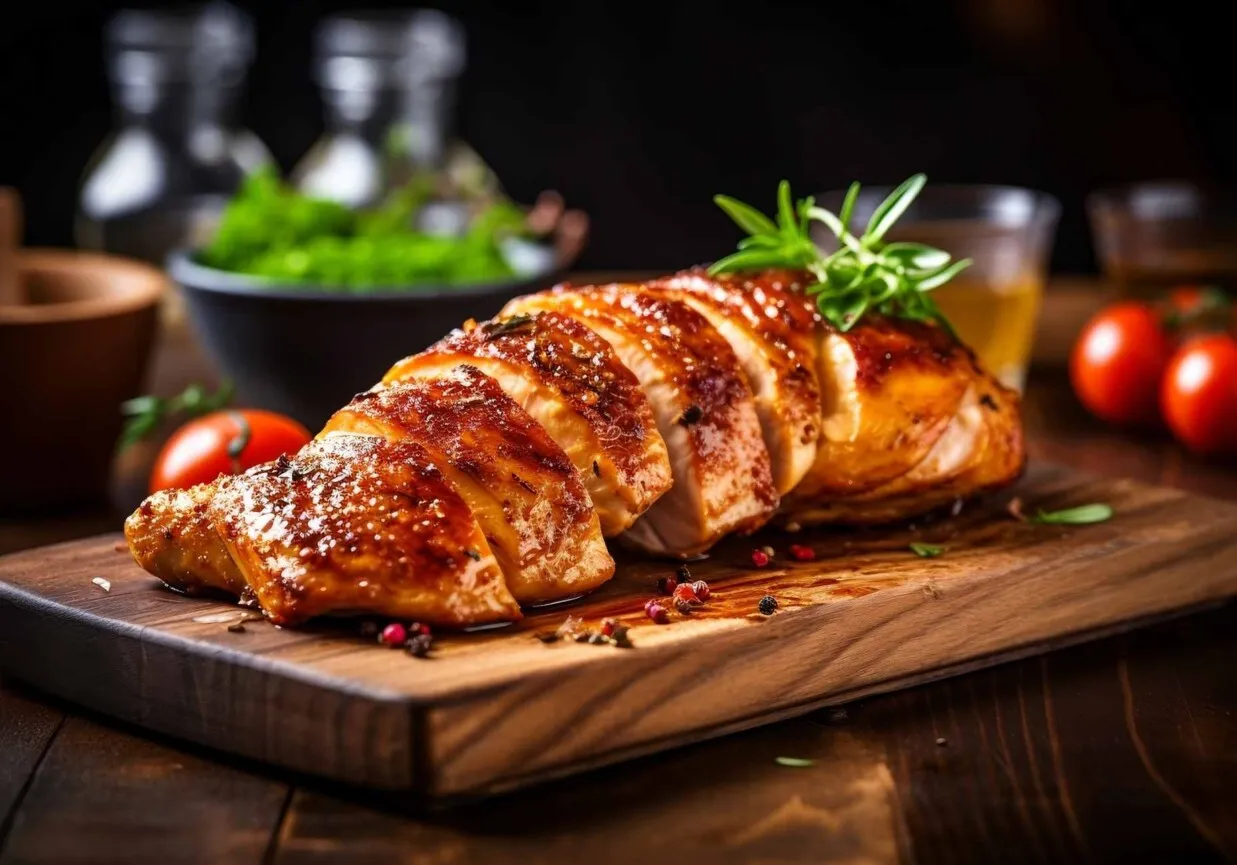 Zdjęcie Jak długo piec pierś z kurczaka w rękawie, aby była soczysta?