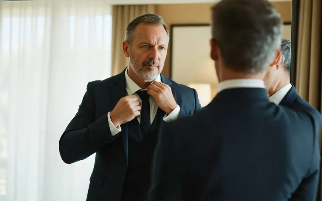 Zdjęcie Mucha czy krawat dla ojca pana młodego - poradnik eleganckich stylizacji