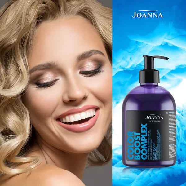 Zdjęcie Joanna professional szampon rewitalizujący kolor popielaty – idealny do blond włosów