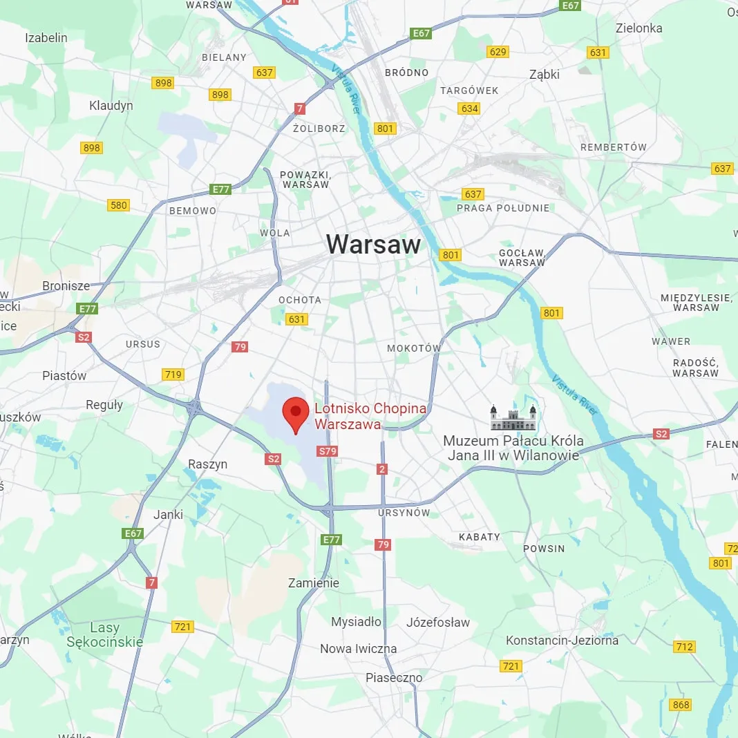 Zdjęcie Lotnisko Chopina na jakiej ulicy? Odkryj jego lokalizację w Warszawie