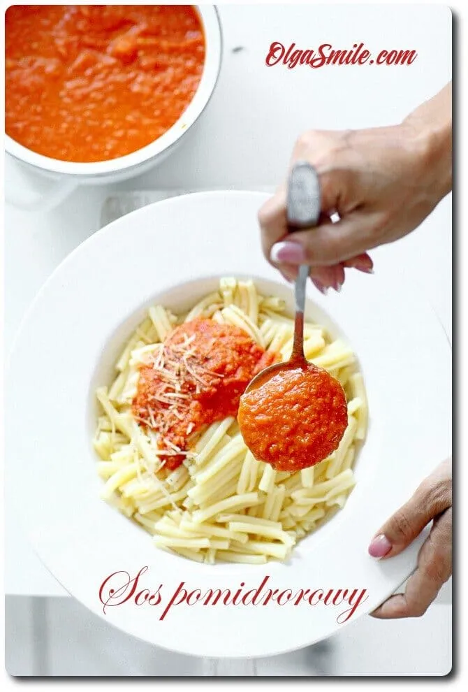 Zdjęcie Najlepszy sos pomidorowy do spaghetti – prosty przepis krok po kroku