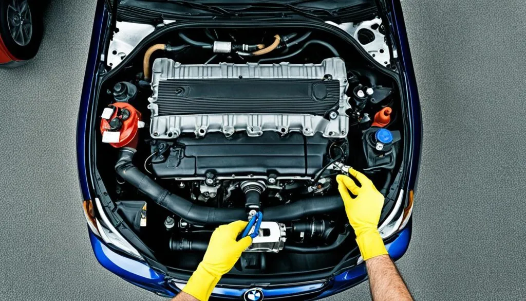 Zdjęcie Gdzie jest zbiornik płynu chłodniczego w BMW E46 - uniknij problemów z chłodzeniem