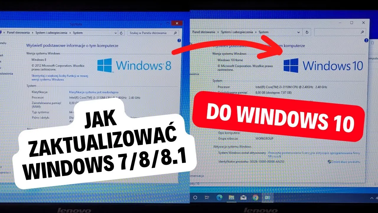 Zdjęcie Czy mogę zaktualizować Windows 7 do 10? Ważne informacje i ryzyka