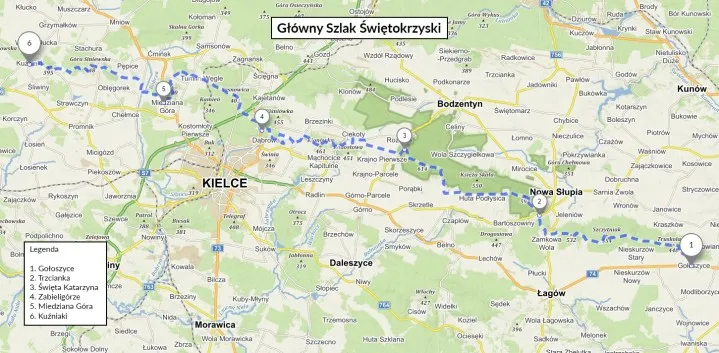 Zdjęcie Góry Świętokrzyskie: Ile km pokonasz? Długości szlaków i trasy