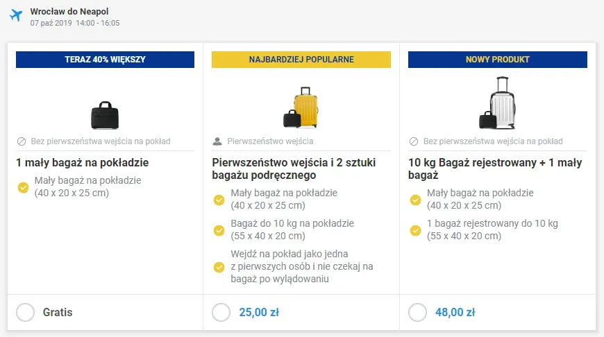 Zdjęcie Ile może ważyć bagaż podręczny Ryanair? Uniknij nieprzyjemnych niespodzianek