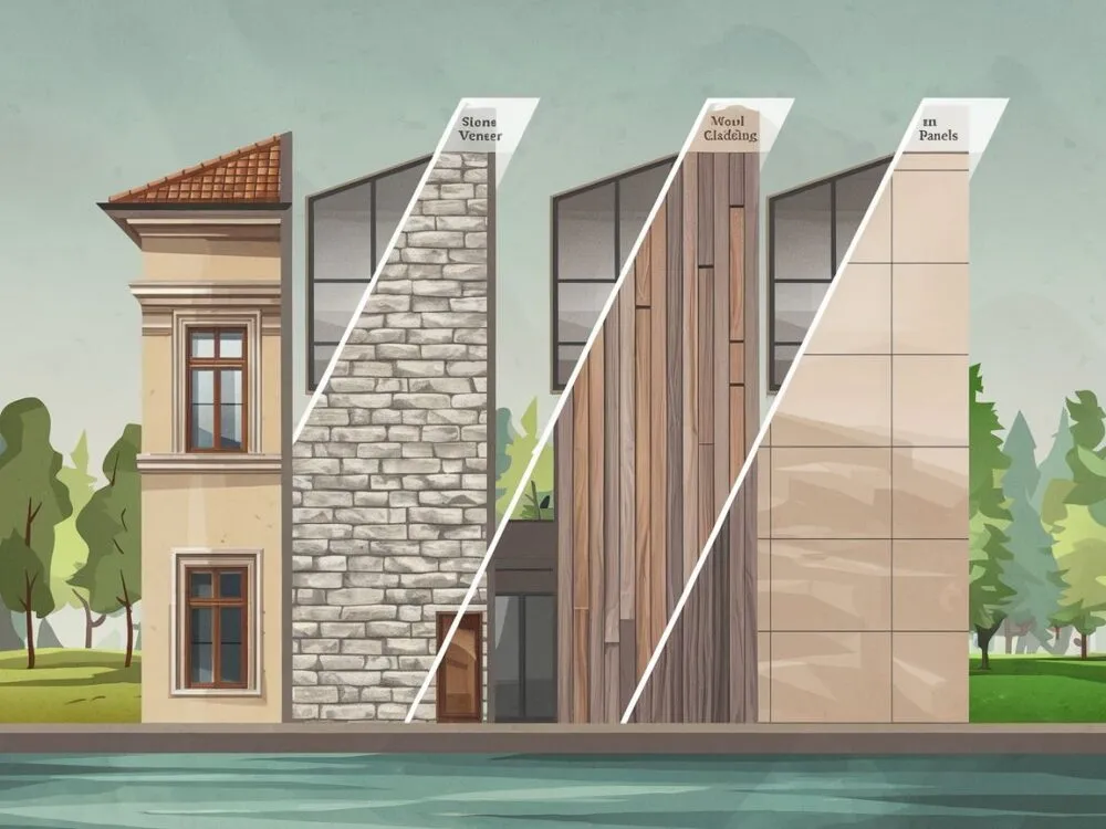 Zdjęcie Alternatywy dla tynku na elewację: trwałe i estetyczne rozwiązania