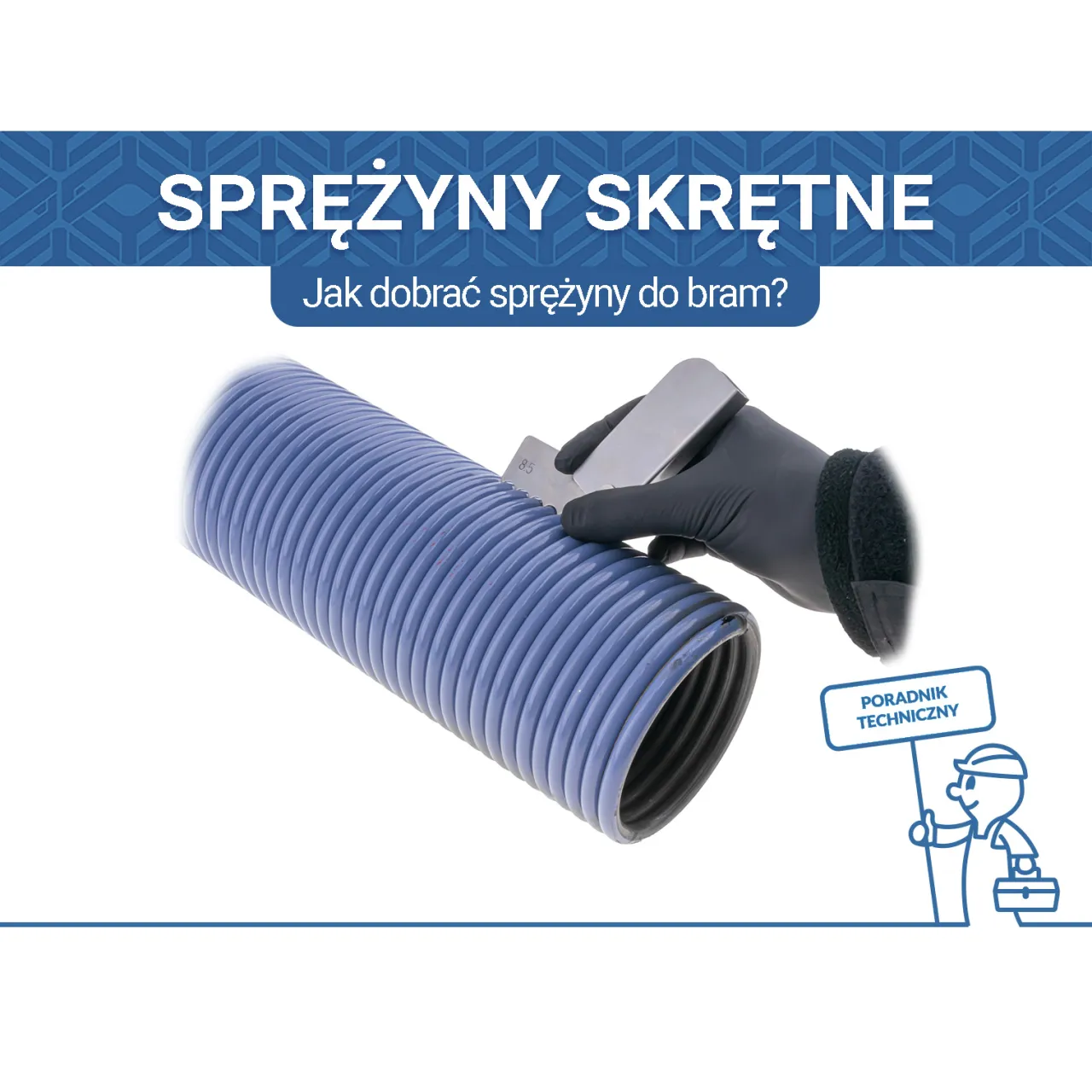 Zdjęcie Jak dobrać sprężyny do bramy uchylnej, aby uniknąć problemów z działaniem