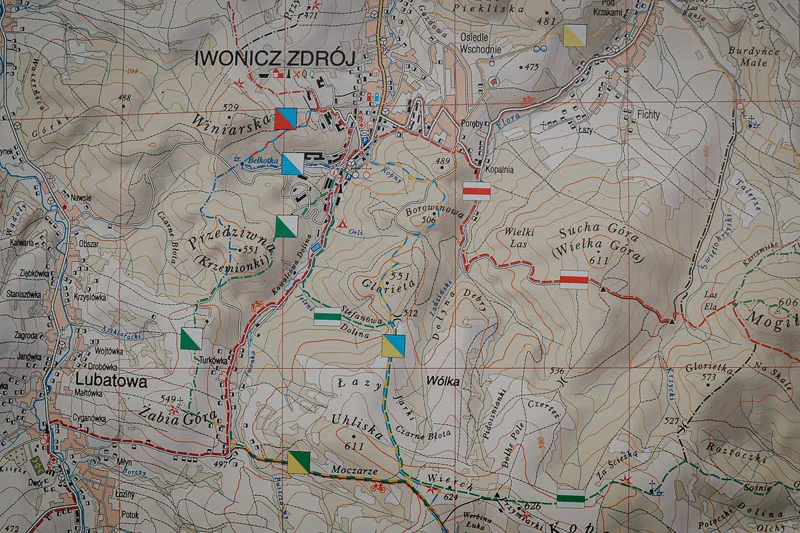 Zdjęcie Iwonicz-Zdrój mapa sanatoria - znajdź najlepsze miejsca na zdrowie