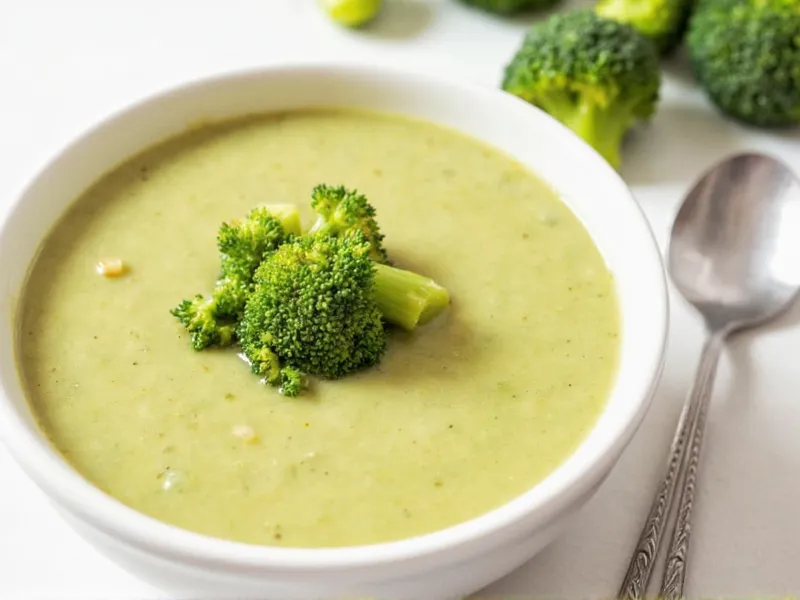 Zdjęcie Receta de sopa de br&oacute;coli: el secreto para un verde intenso y cremoso