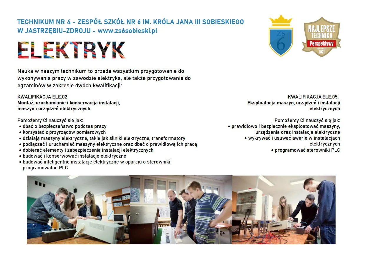 Zdjęcie Jakie przedmioty są kluczowe dla technika elektryka? Sprawdź teraz!