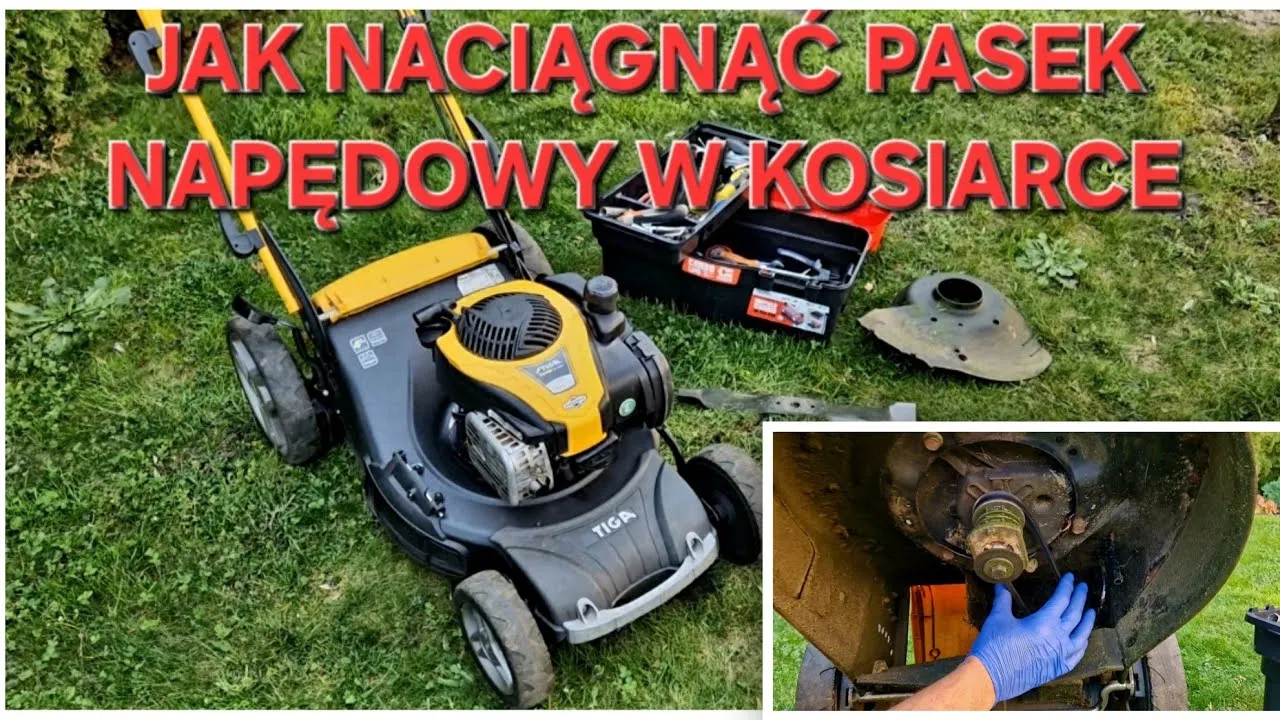 Zdjęcie Jak naciągnąć pasek napędu w kosiarce, by uniknąć problemów z cięciem