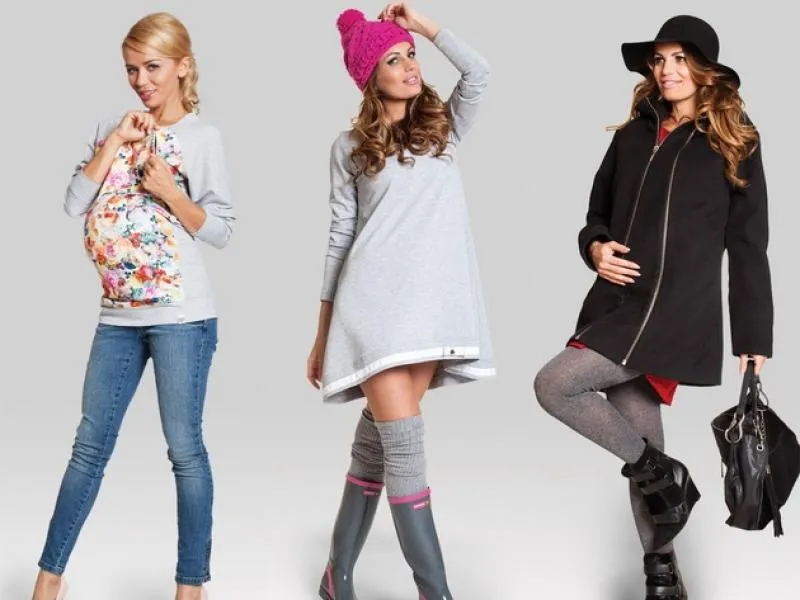 Zdjęcie Stylizacje ciążowe na zimę - jak modnie i wygodnie ubierać się w ciąży