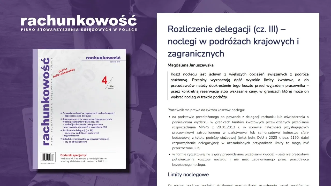 Zdjęcie Jak obliczyć ryczałt za nocleg w delegacji zagranicznej i nie przepłacić