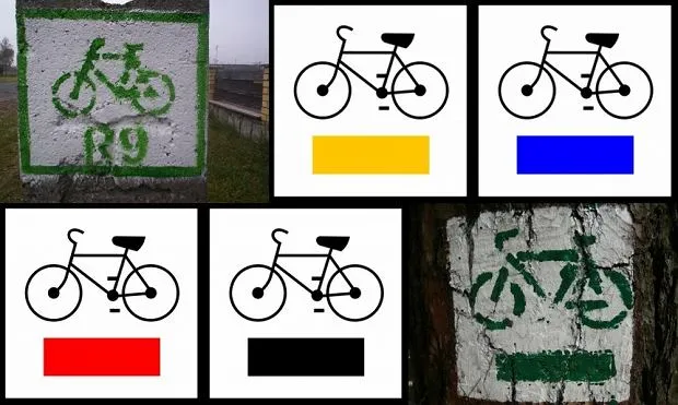 Zdjęcie Znaczenie kolorów szlaków rowerowych – co kryją barwy tras?