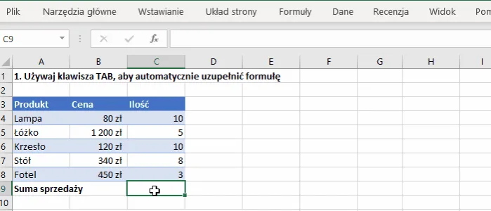 Zdjęcie Jak wyświetlić formuły w Excelu: 3 proste metody krok po kroku