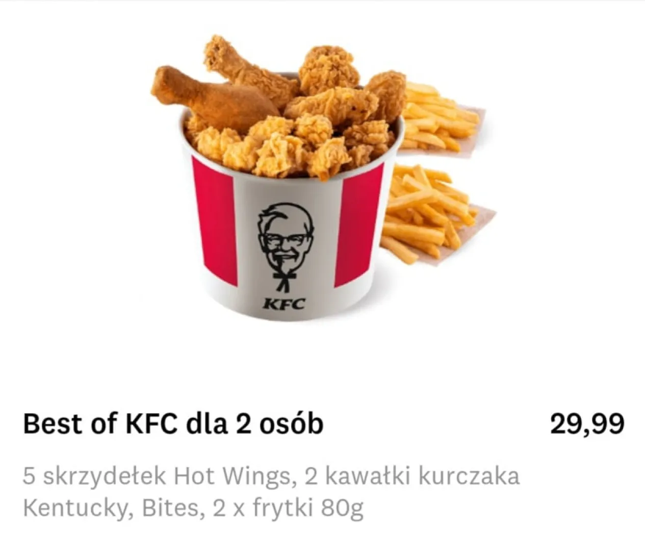 Zdjęcie Ile kosztuje kubełek frytek w KFC? Sprawdź ceny i promocje