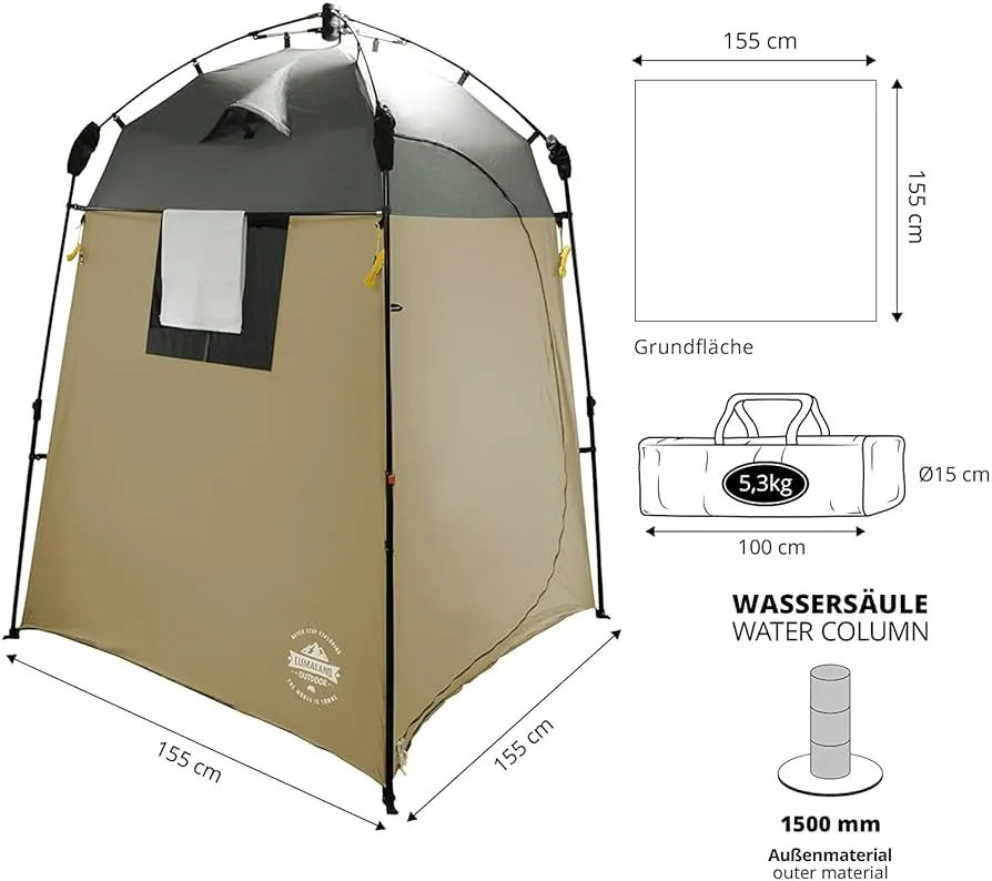 Zdjęcie Jak złożyć namiot prysznicowy, aby uniknąć zniszczeń i błędów