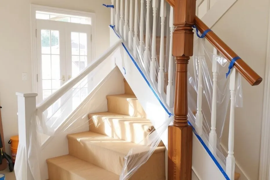 Zdjęcie Jak zabezpieczyć schody przed remontem, aby uniknąć zniszczeń?